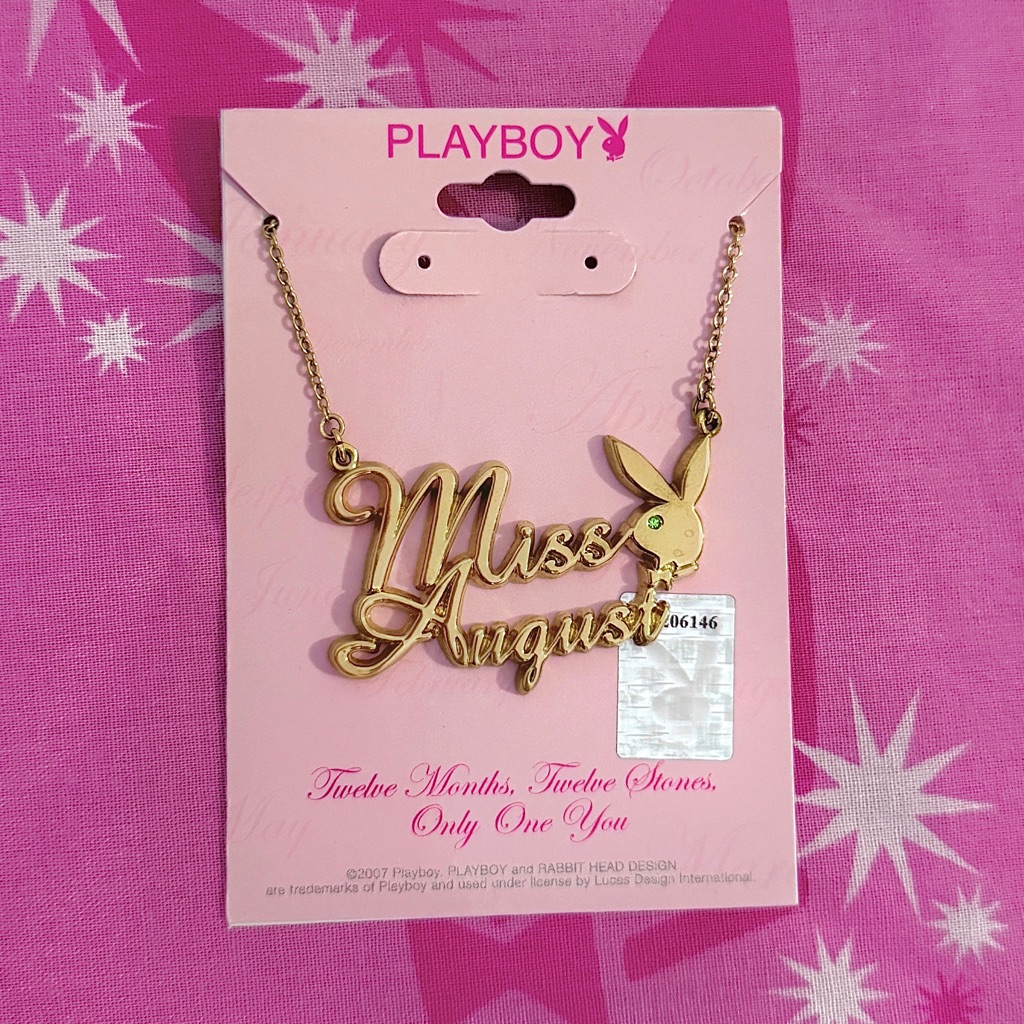 Playboy Miss August Necklace 165$